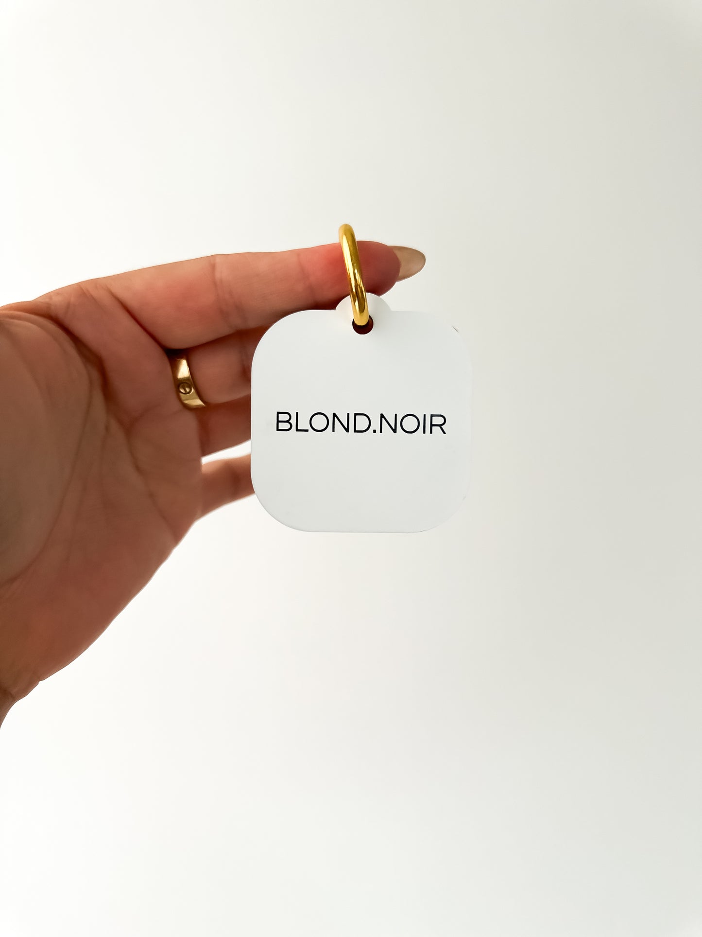 Business Card Key Tag