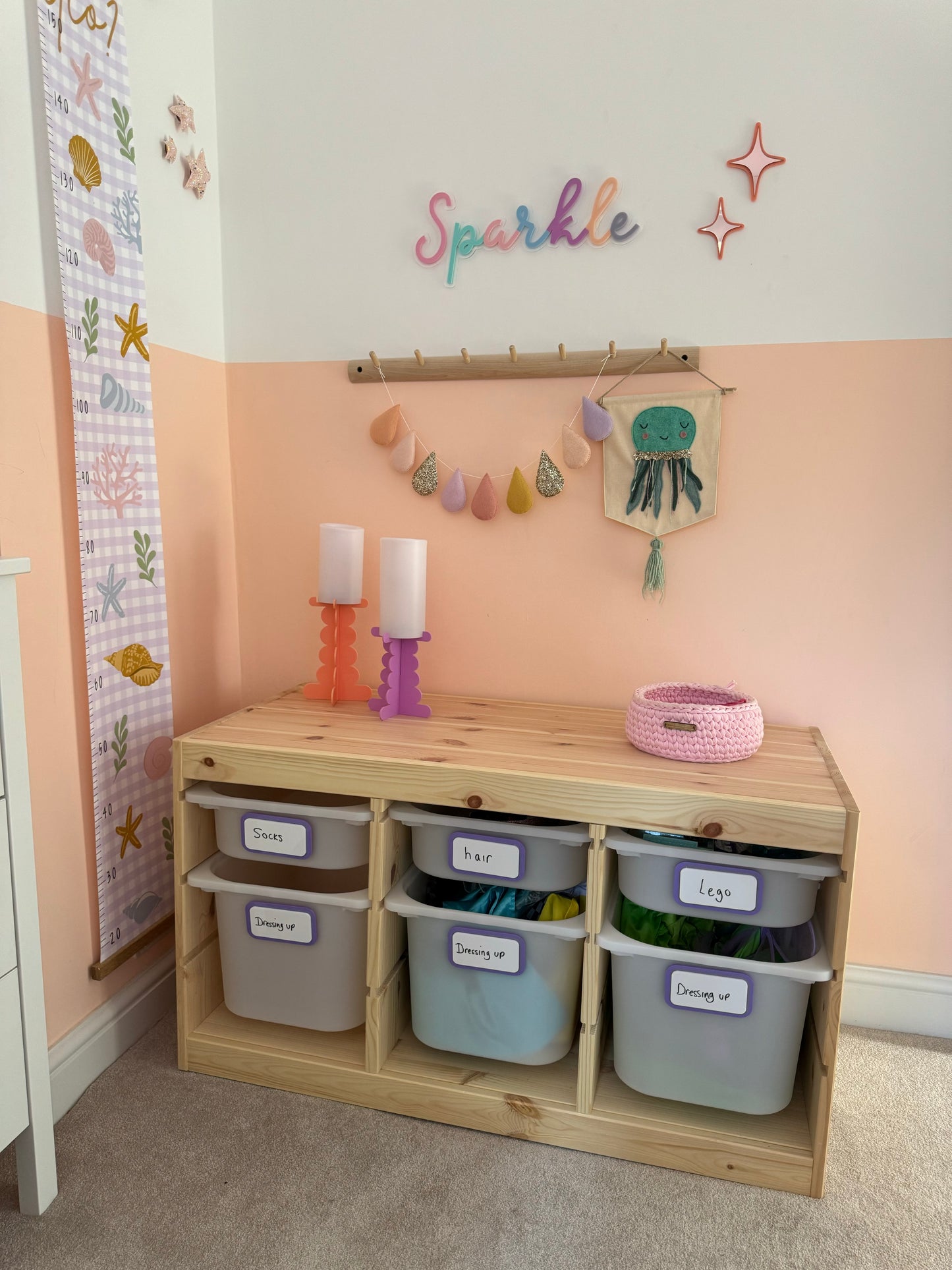 Acrylic Storage Labels | Reusable Write On!