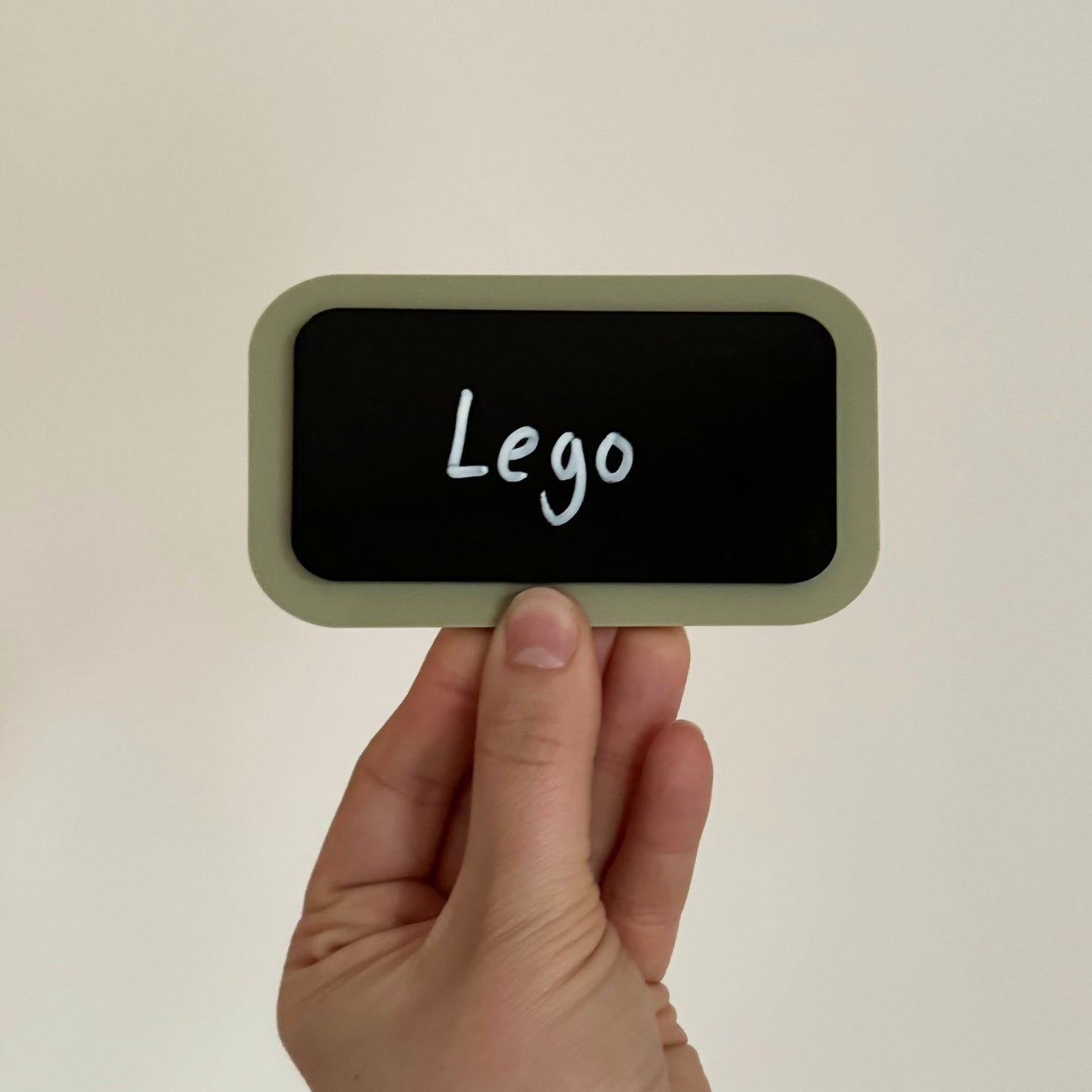 Acrylic Storage Labels | Reusable Write On!