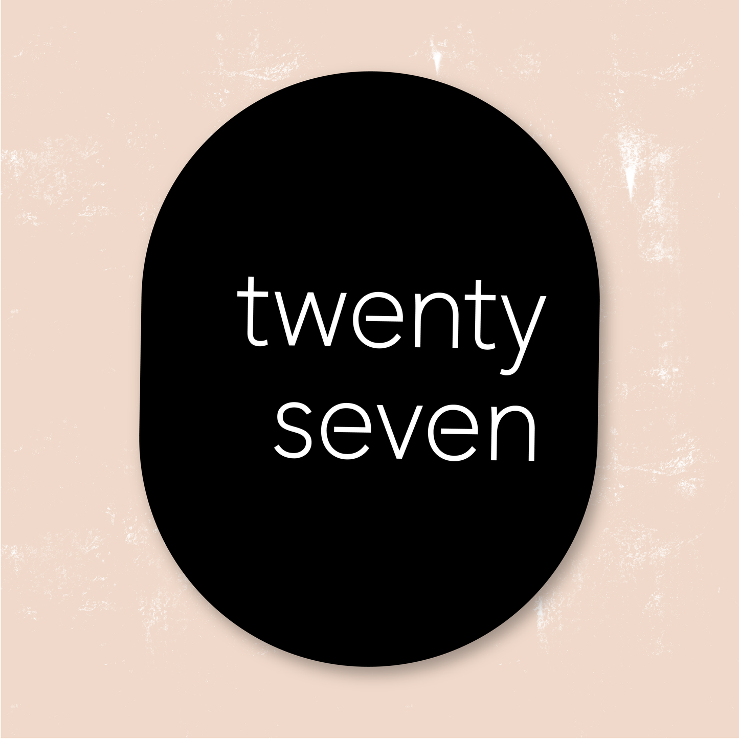 Oval House Sign | Written Number