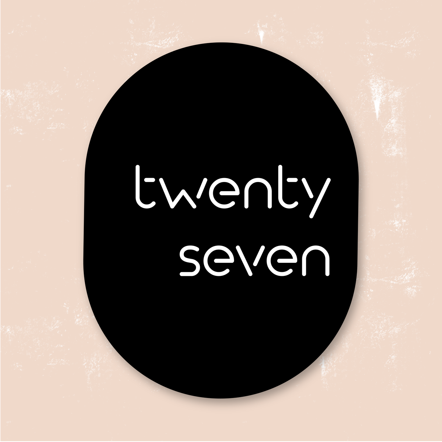 Oval House Sign | Written Number