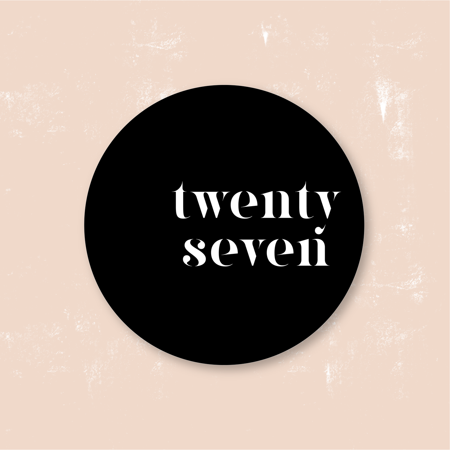 Round House Sign | Written Number