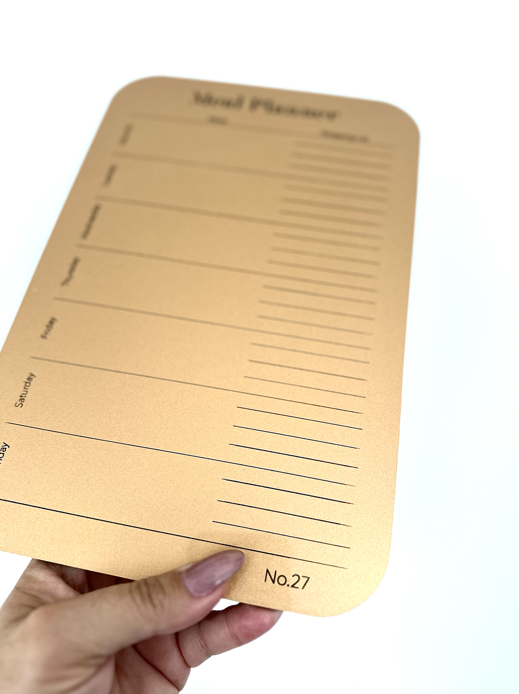 Weekly Meal & Shopping Planner