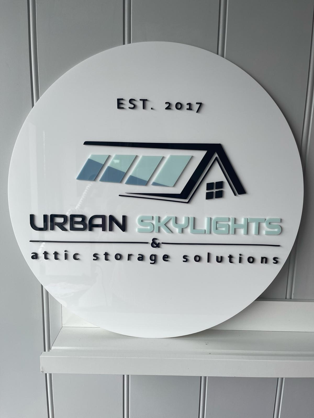Round Business Signage