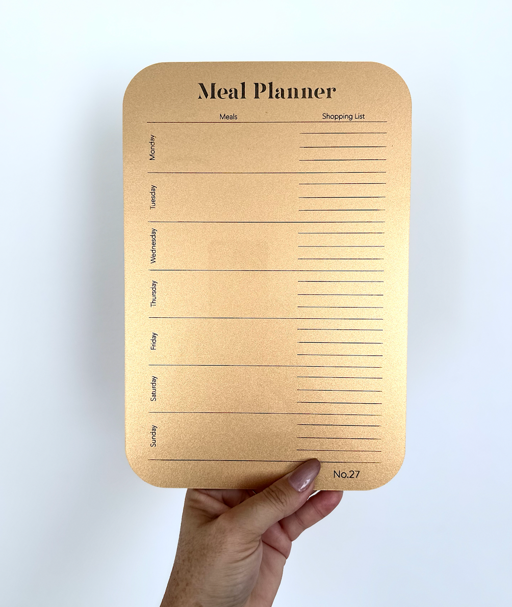 Weekly Meal & Shopping Planner